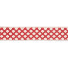 نوار پارچه ای پلی استر 3.5 سانتی متری رنگ قرمز برای کیف ها
